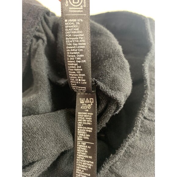 Athleta Womens Black Balance Jumpsuit Size S drawstring waist pockets scoop neck - Picture 5 of 9